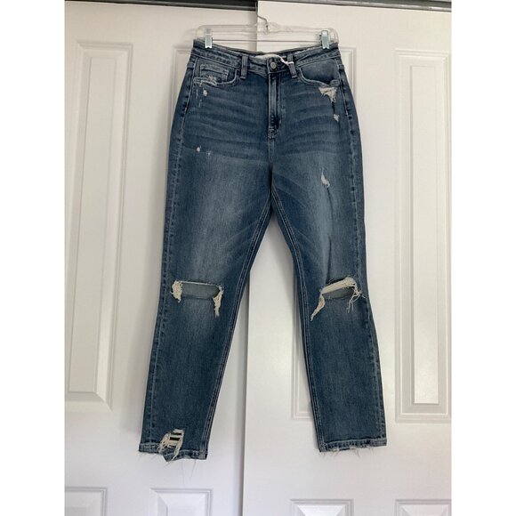 Flying Monkey NEW Distressed MOM Jeans, size 27 - Picture 3 of 8